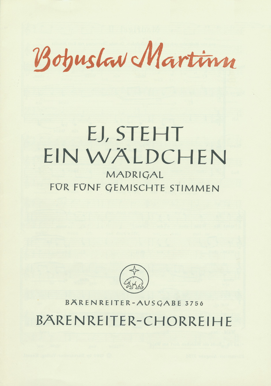Ej, jeden hájek (Ej, steht ein Wäldchen) H. 380
