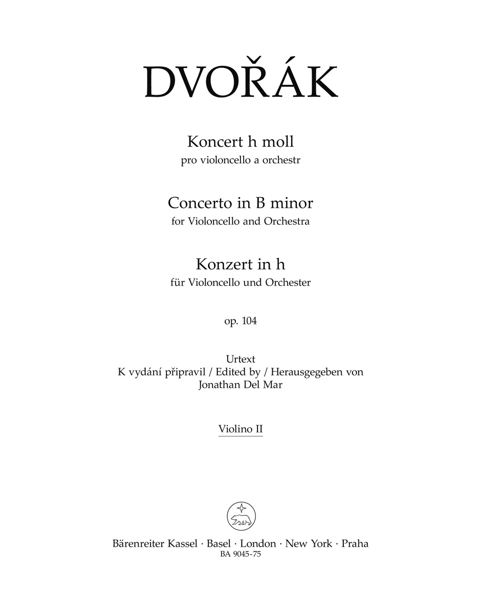 Koncert pro violoncello a orchestr h moll op. 104