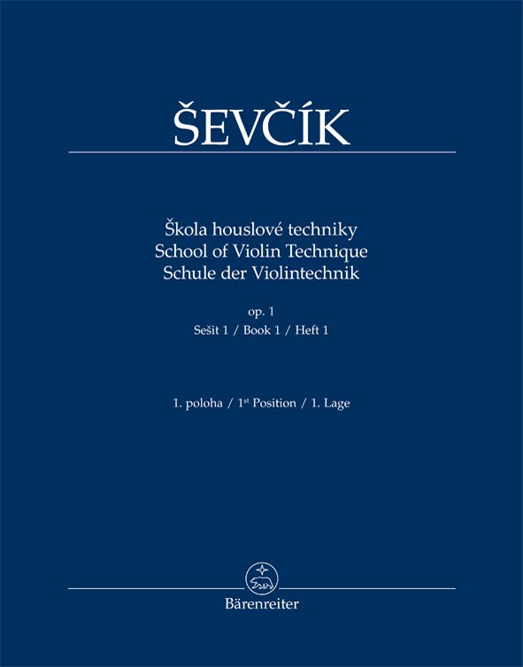 <STRONG>Škola houslové techniky op. 1, sešit 1</STRONG>