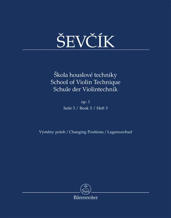 <STRONG>Škola houslové techniky op. 1, sešit 3</STRONG>