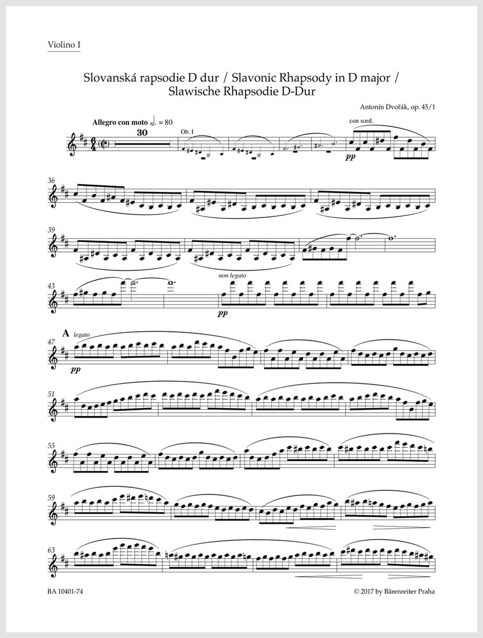 Slovanská rapsodie D dur op. 45/1
