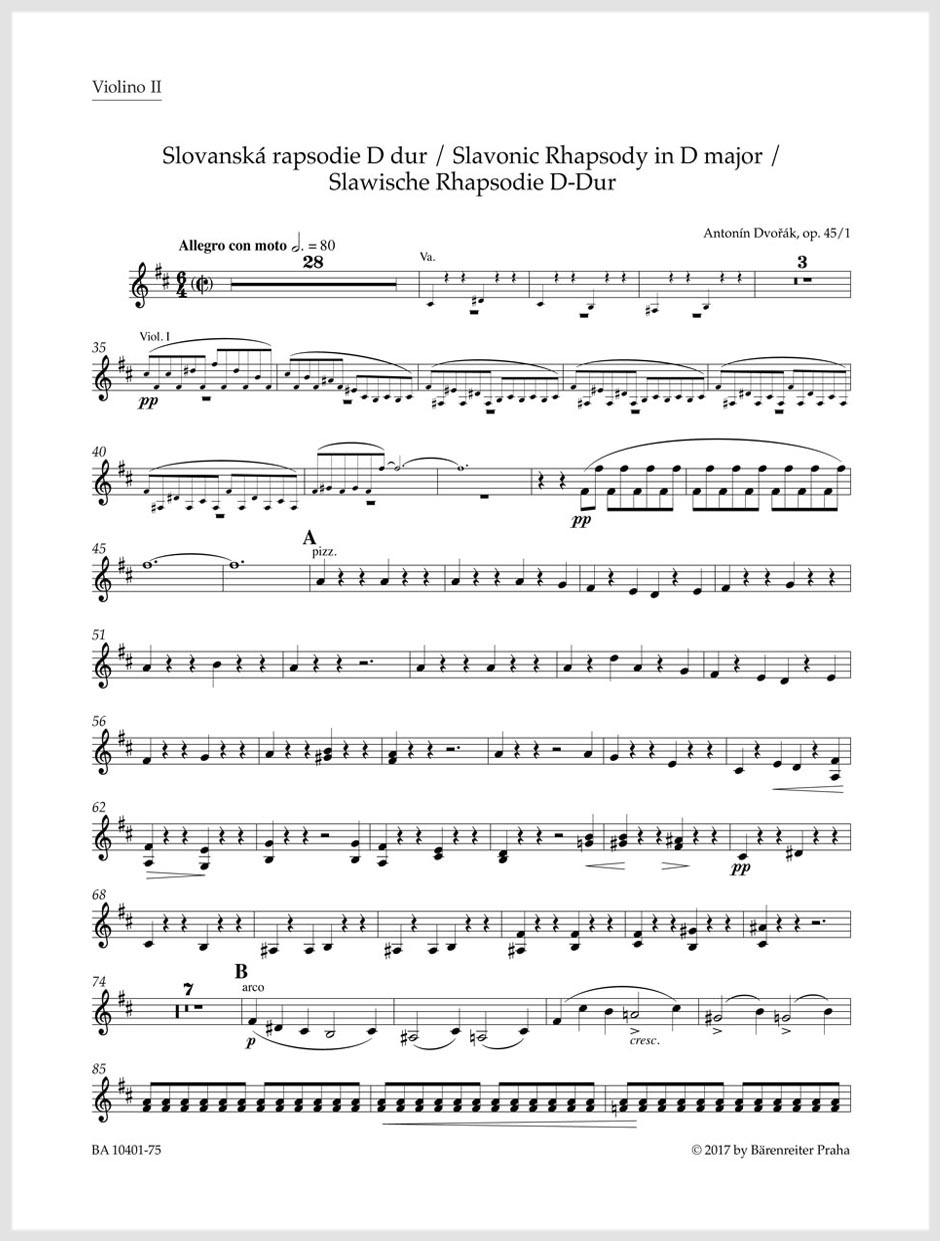 Slovanská rapsodie D dur op. 45/1