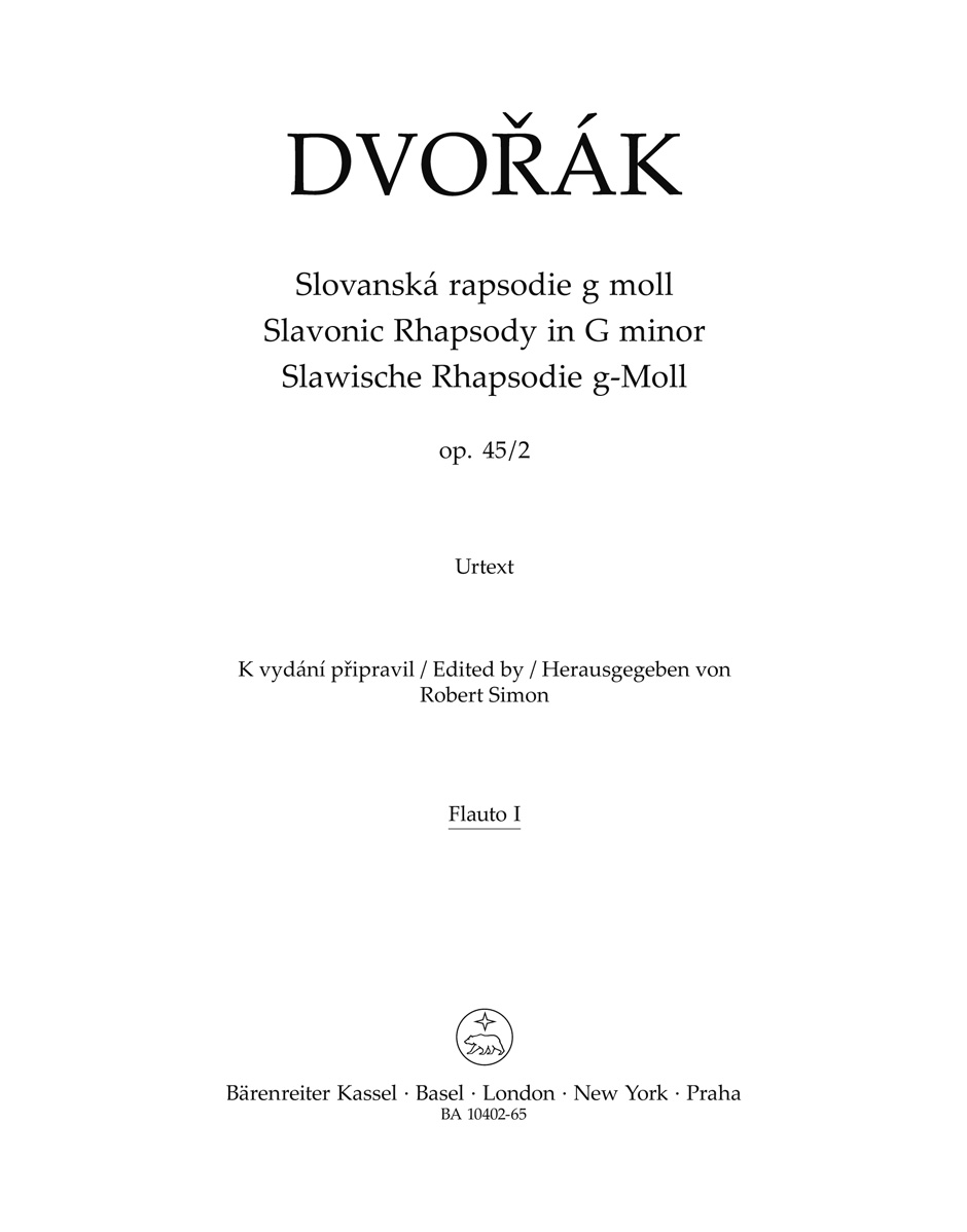 Slovanská rapsodie g moll op. 45/2