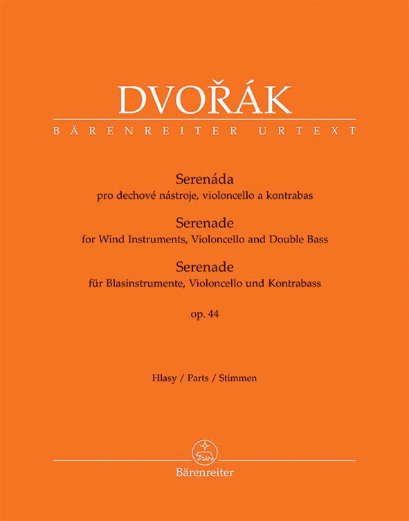 Serenáda pro dechové nástroje, violoncello a kontrabas op. 44