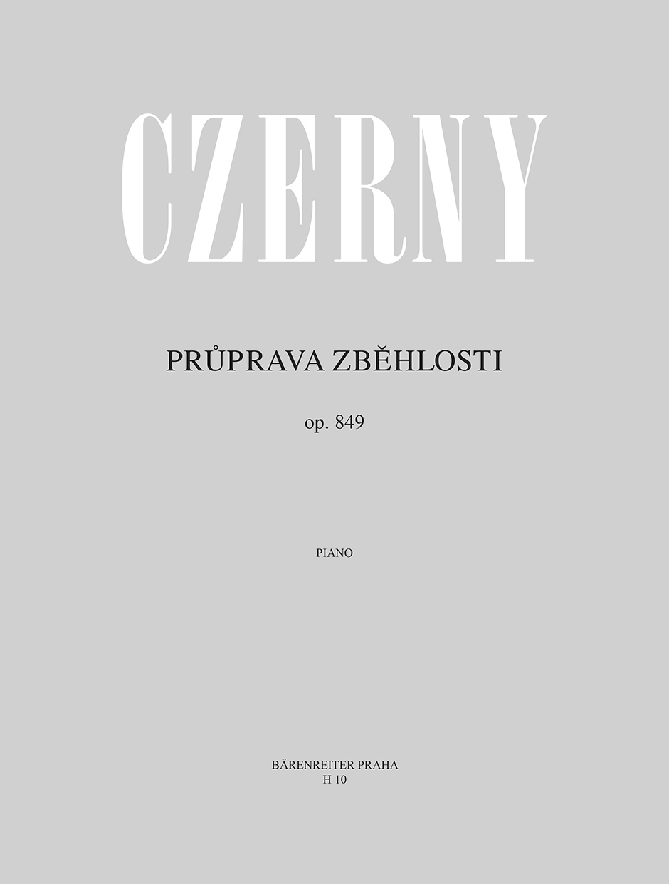 Průprava zběhlosti op. 849 (e-noty)