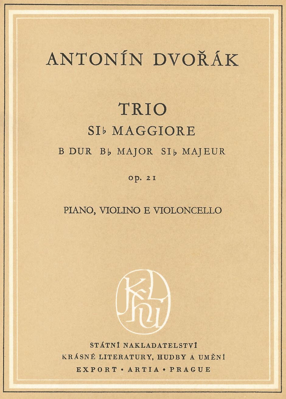 Klavírní trio B dur op. 21